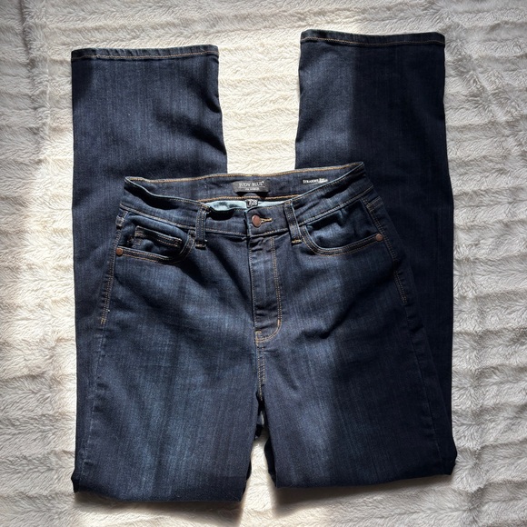 Judy Blue Women's Kimberly Classic Straight Fit Jeans in Dark Wash Blue Sz 7/28 - Picture 2 of 12